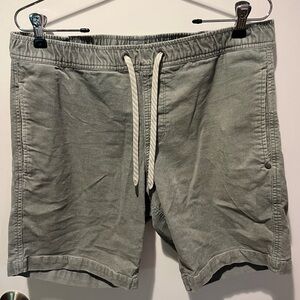 Vuori Olive Green Optimist Shorts